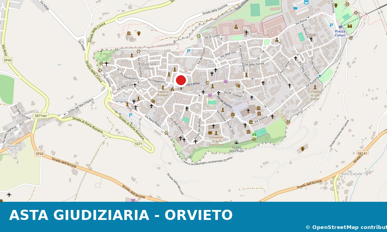 Villa all’asta a Orvieto, Via Nettuno snc, loc. Canale – 7 locali – asta 25/11/2026