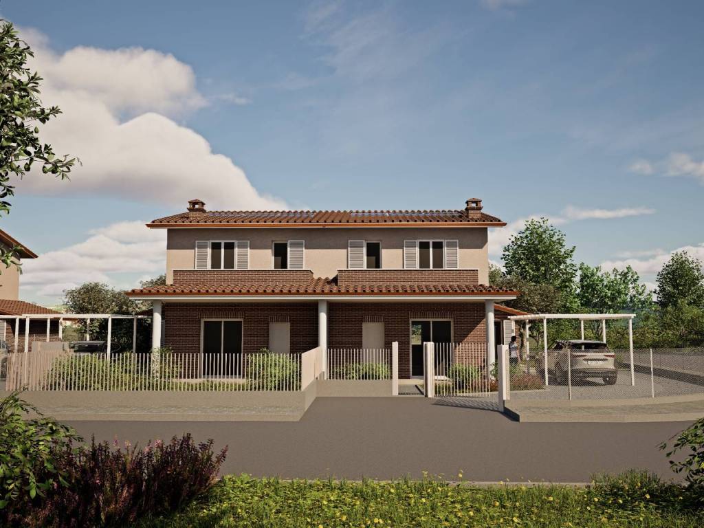 VILLA BIFAMILIARE VENDITA PERUGIA PONTE VALLECEPPI