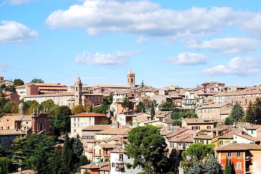 foto panorama di perugia