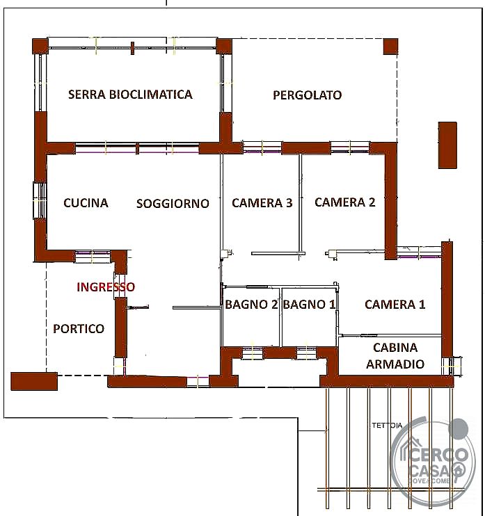 VILLA PORZIONE VENDITA CORCIANO SAN MARIANO · foto 32