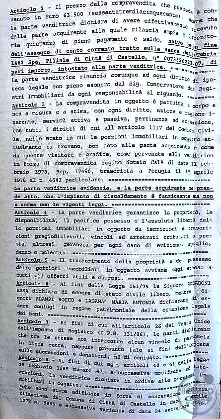 APPARTAMENTO VENDITA CITTÀ DI CASTELLO · foto 3