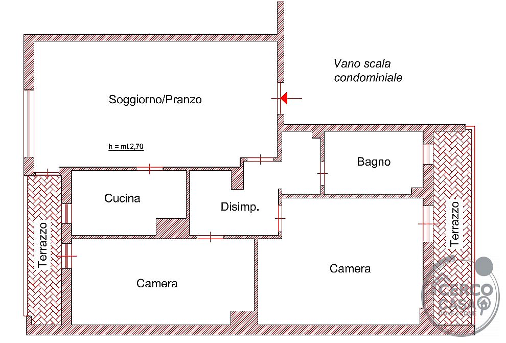 TRILOCALE VENDITA PERUGIA FERRO DI CAVALLO · foto 2