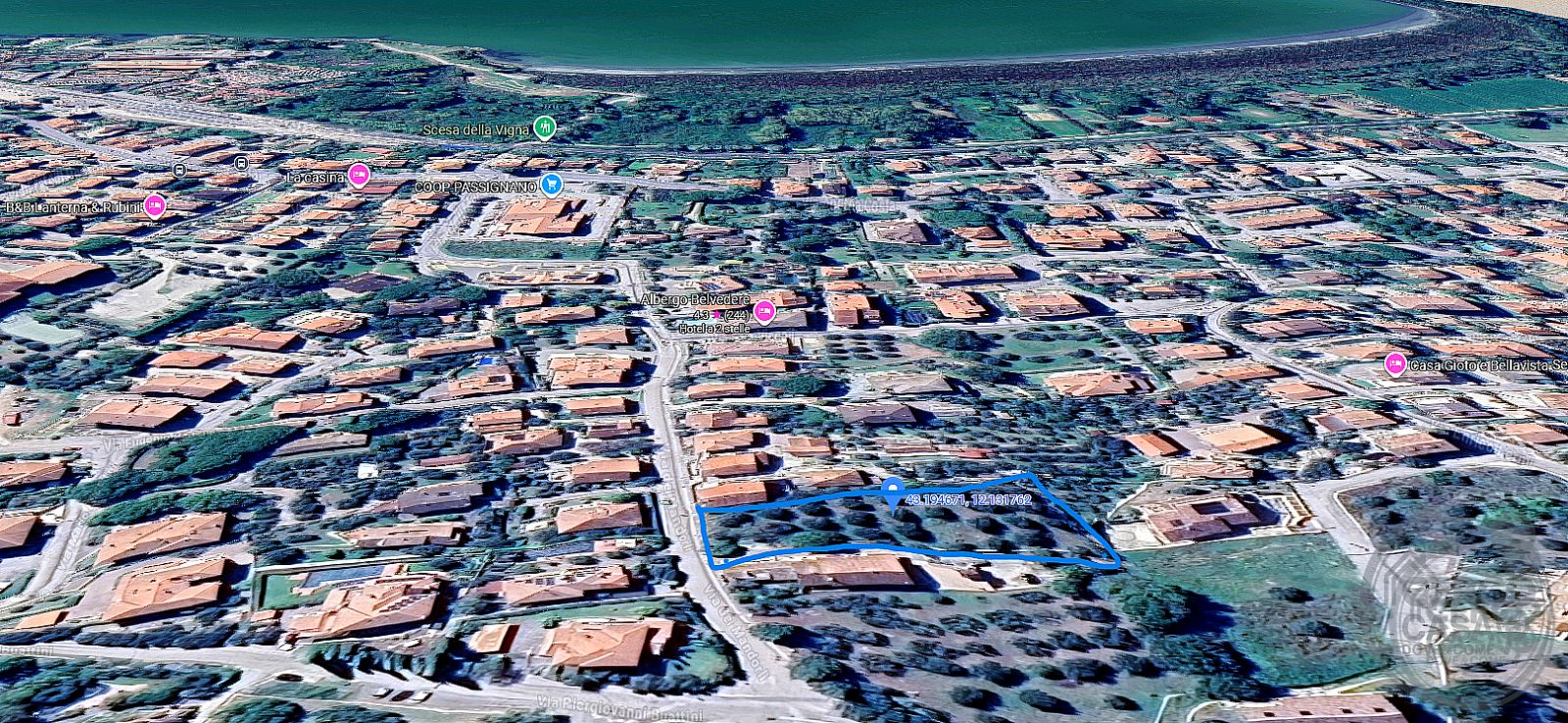 TERRENO EDIFICABILE VENDITA PASSIGNANO SUL TRASIMENO · foto 3