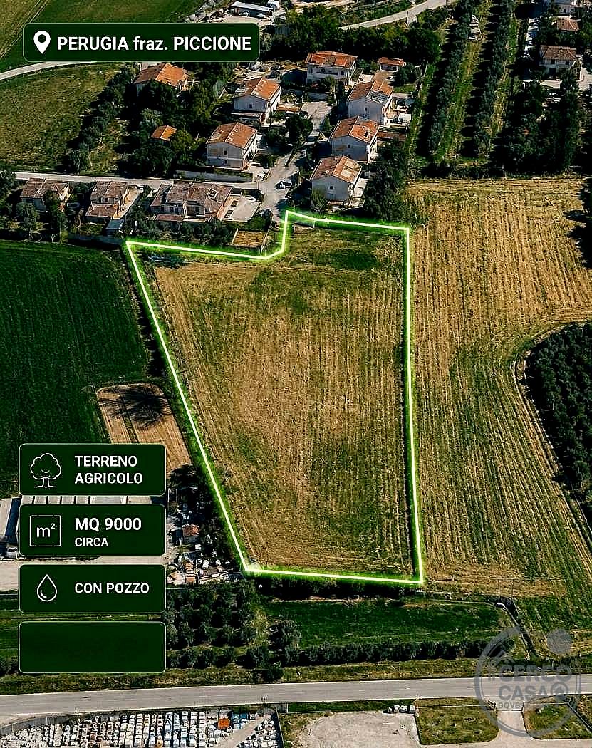 TERRENO AGRICOLO VENDITA PERUGIA PICCIONE