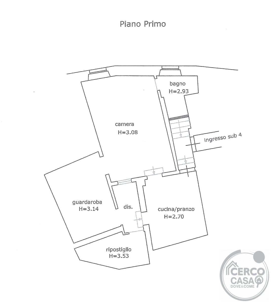 Appartamento Trilocale in Vendita nel Centro Storico di Perugia – Via San Giacomo