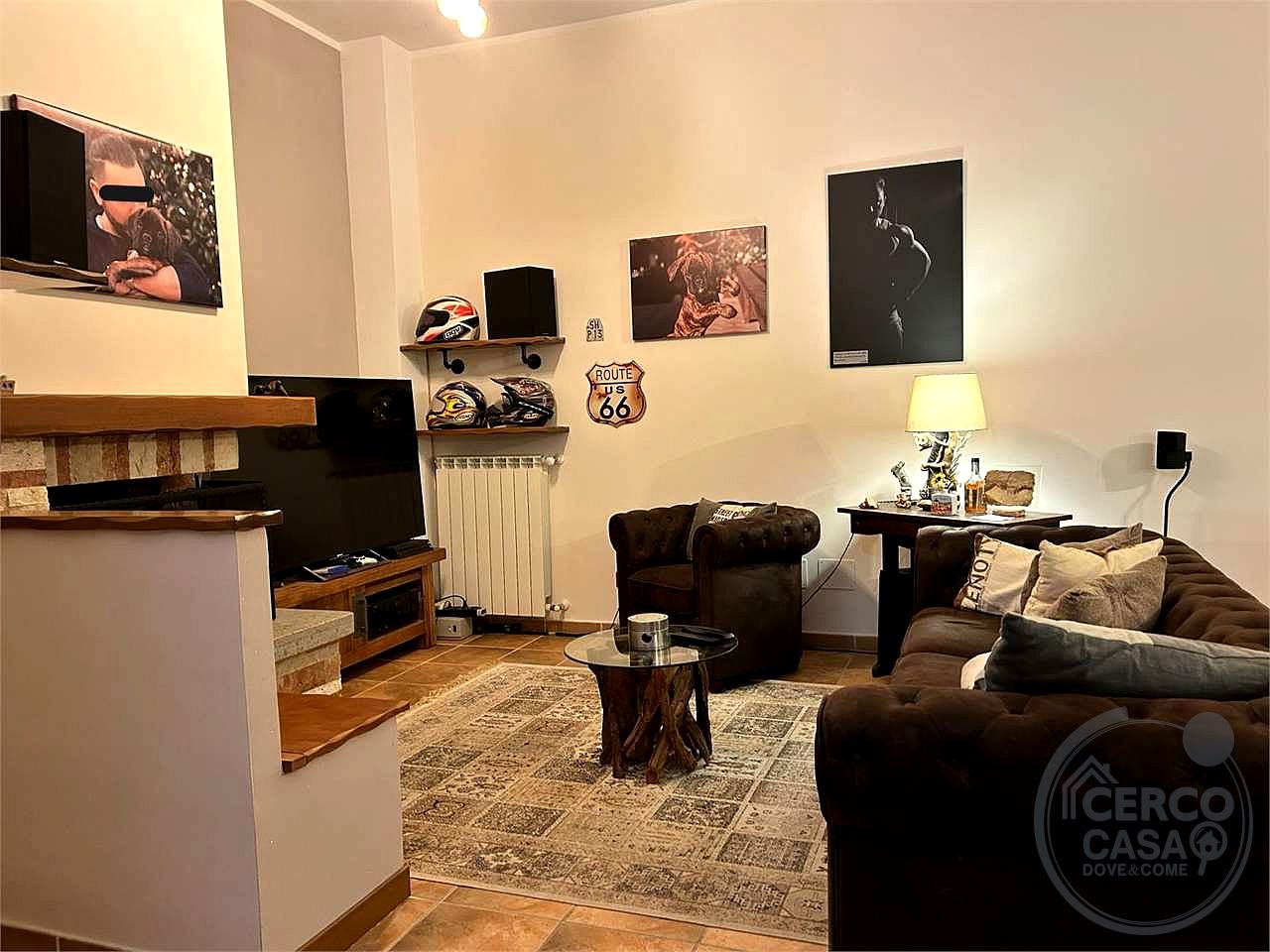 GUIDONIA - VILLA A SCHIERA CAPOTESTA CON GIARDINO
