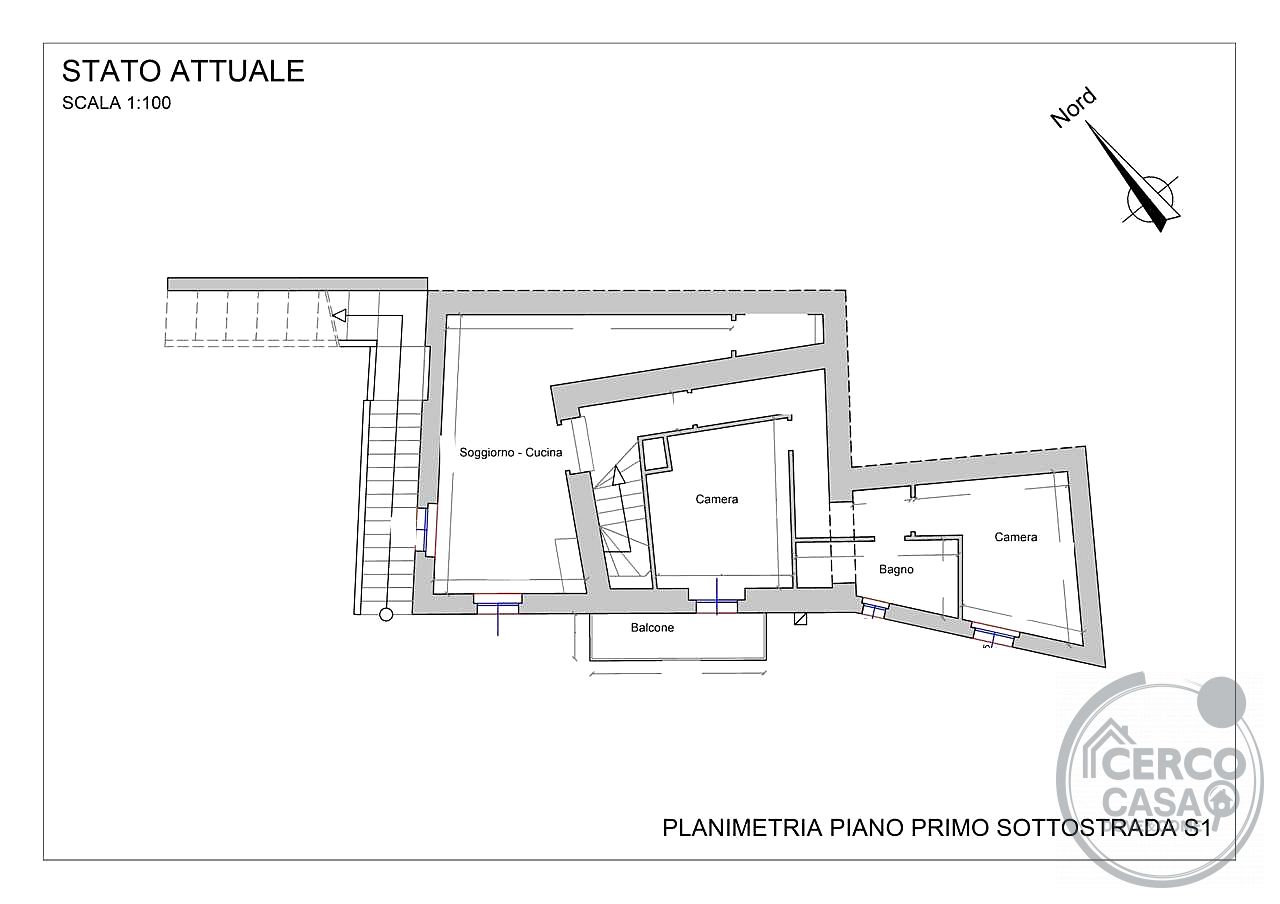 TODI - MONTEMOLINO: PORZIONE DI CASA CIELO-TERRA
