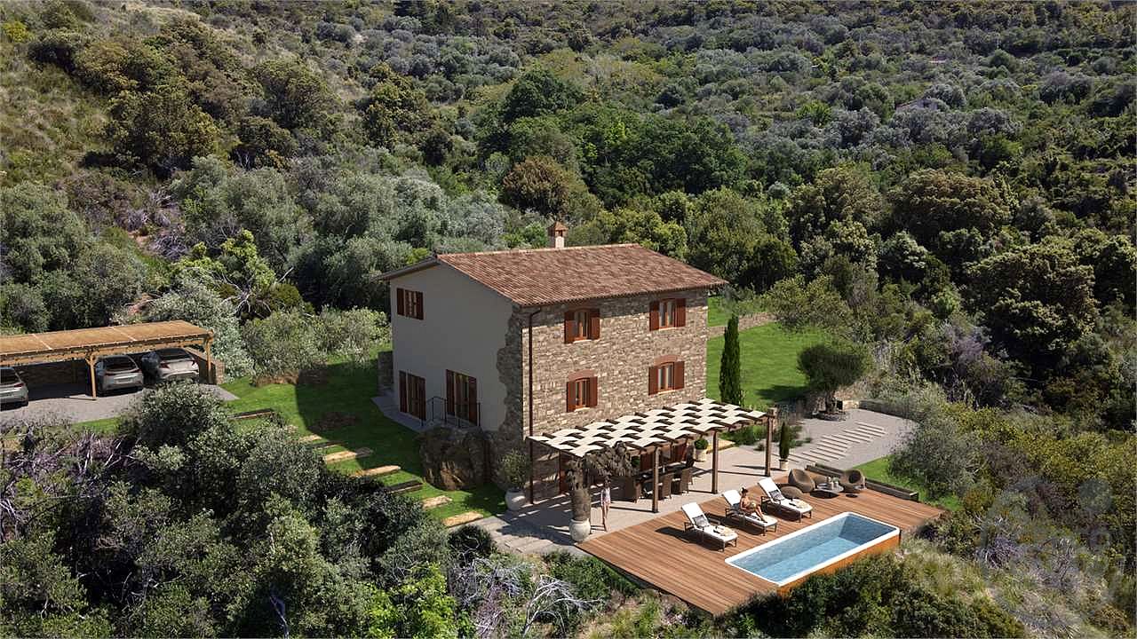 MONTE ARGENTARIO (PORTO SANTO STEFANO): TENUTA ESCLUSIVA