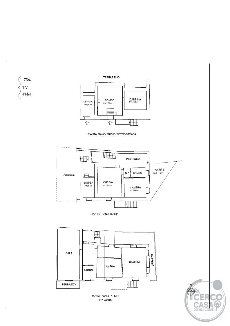 MASSA MARTANA - VOC. PONTE: CASA SINGOLA CON GARAGE E TERRENO
