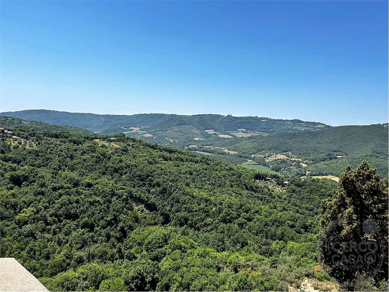TERNI - CENTRO STORICO DI PARRANO: CIELO-TERRA CON VISTA PANORAMICA