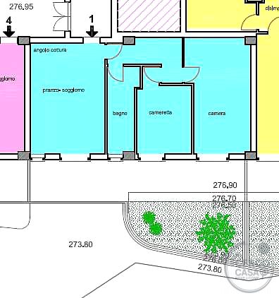 MAGIONE: APPARTAMENTO DI NUOVA COSTRUZIONE CON 2 CAMERE, GIARDINO E GARAGE