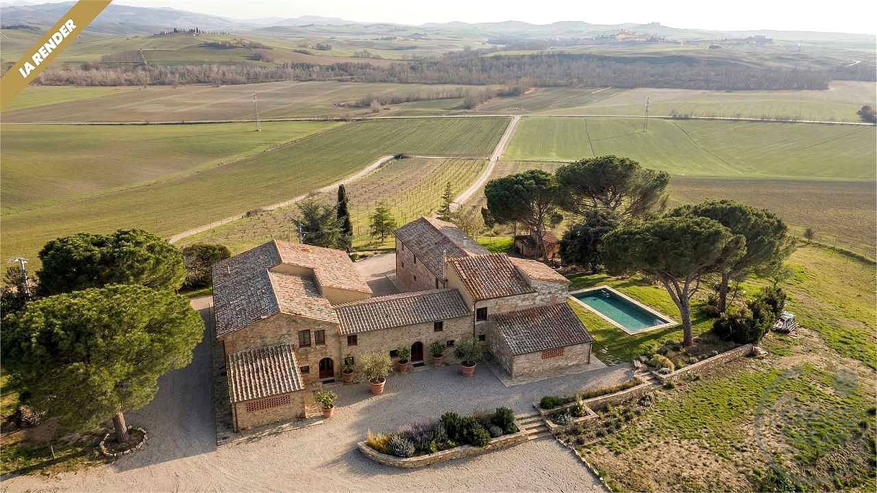 CASALE STORICO CON VIGNETO NEL CUORE DELLA VAL D'ORCIA