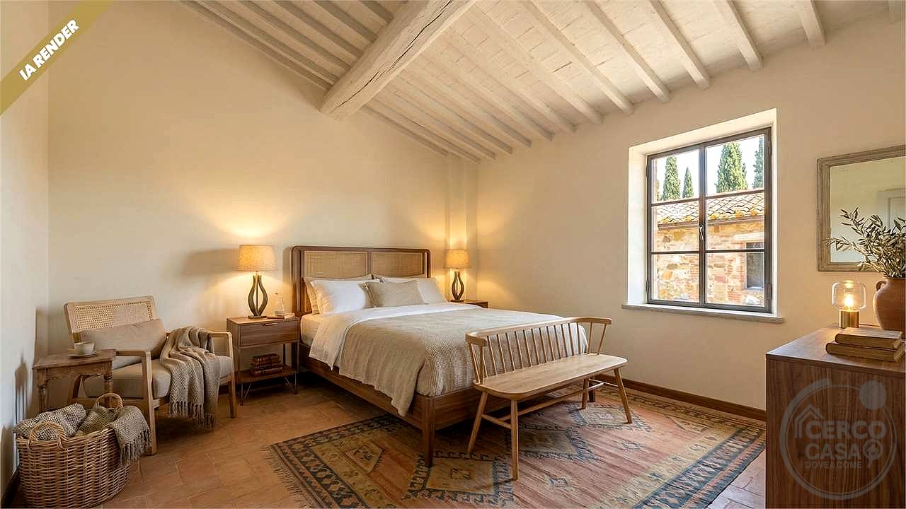 CASALE STORICO CON VIGNETO NEL CUORE DELLA VAL D'ORCIA