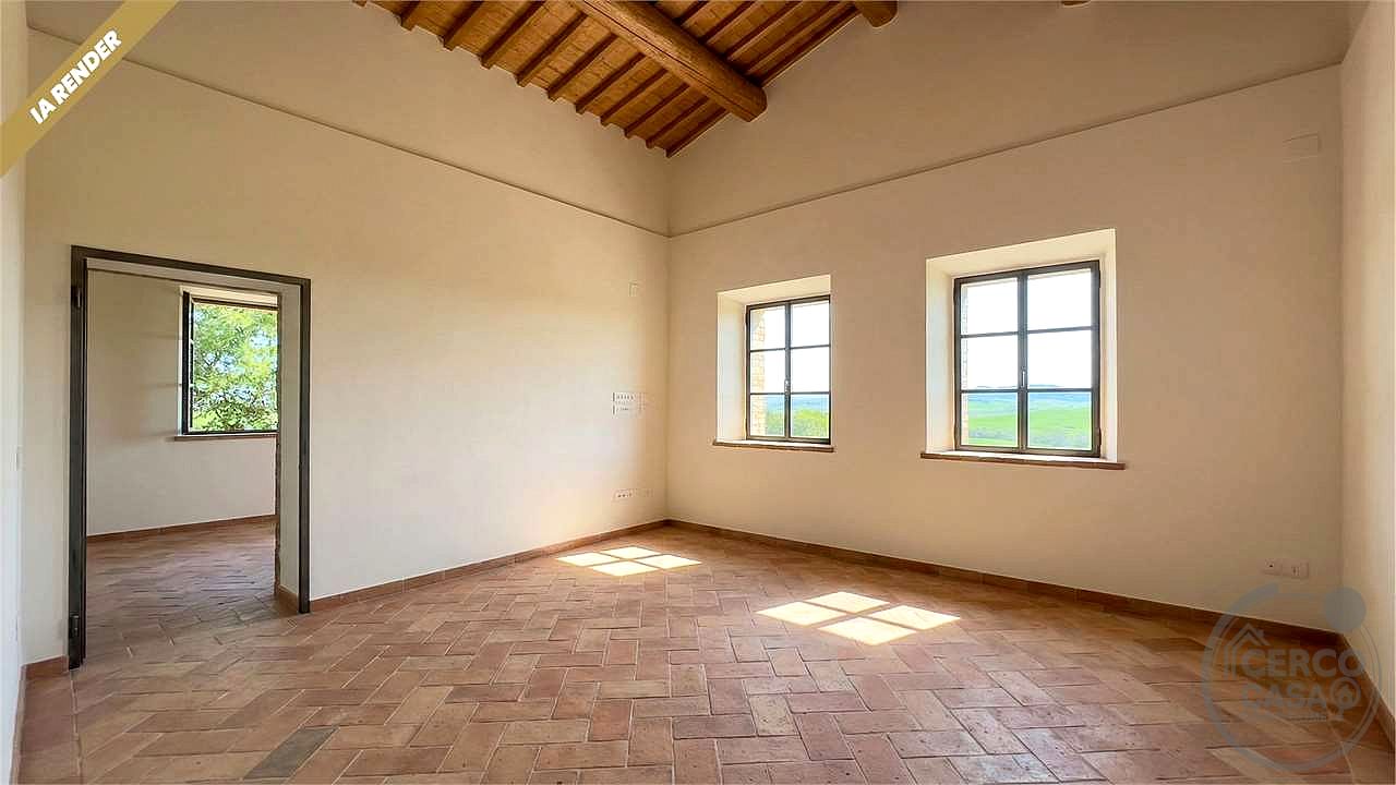 CASALE STORICO CON VIGNETO NEL CUORE DELLA VAL D'ORCIA