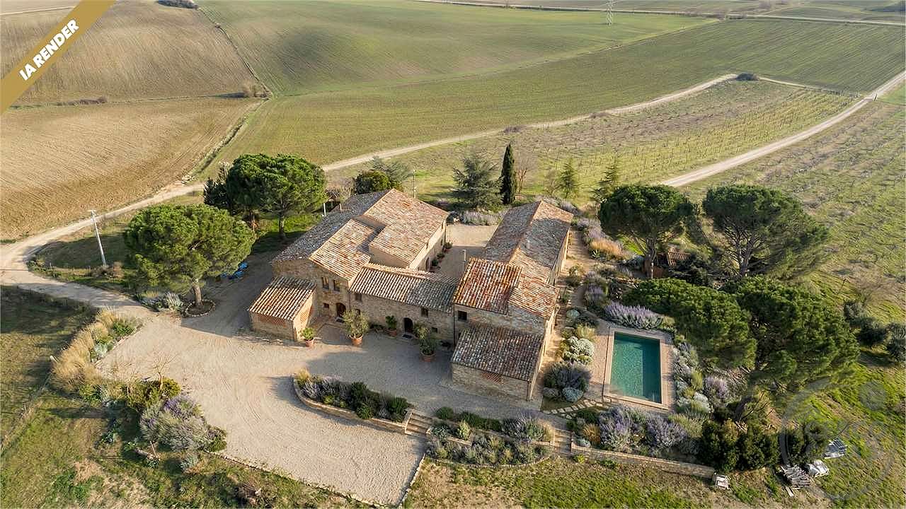 CASALE STORICO CON VIGNETO NEL CUORE DELLA VAL D'ORCIA