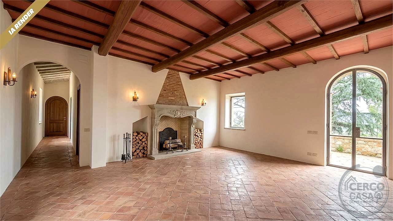 CASALE STORICO CON VIGNETO NEL CUORE DELLA VAL D'ORCIA
