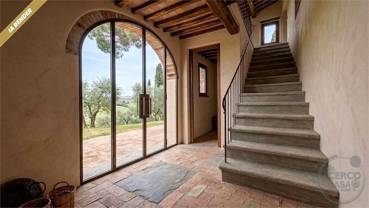 CASALE STORICO CON VIGNETO NEL CUORE DELLA VAL D'ORCIA