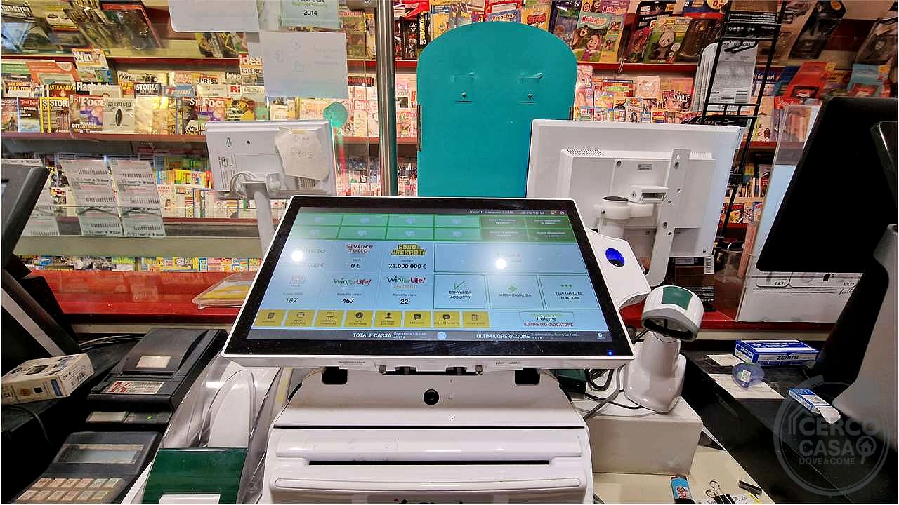 Vendesi attività di ricevitoria edicola slot.