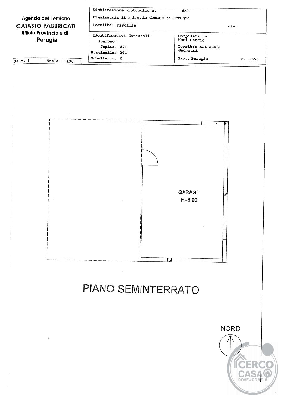 NUDA PROPRIETA' VILLETTA PERUGIA-PISCILLE