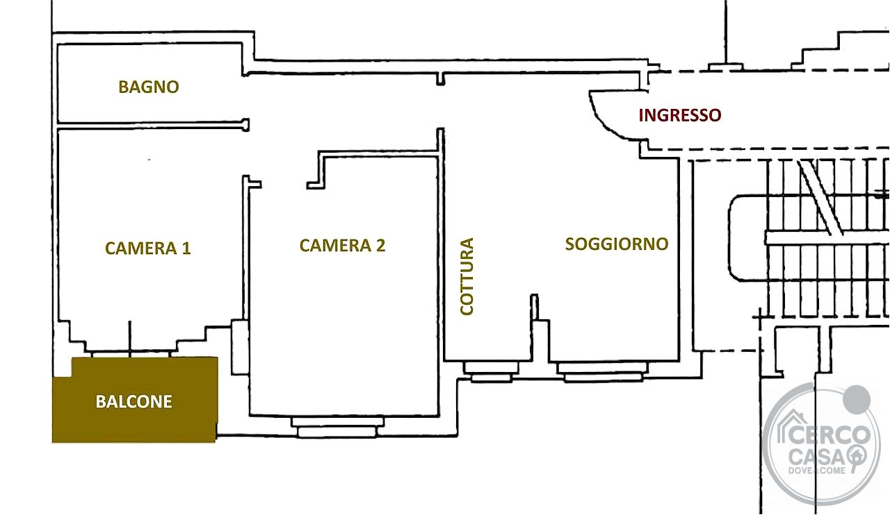 VIA SETTEVALLI TRILOCALE CON GARAGE