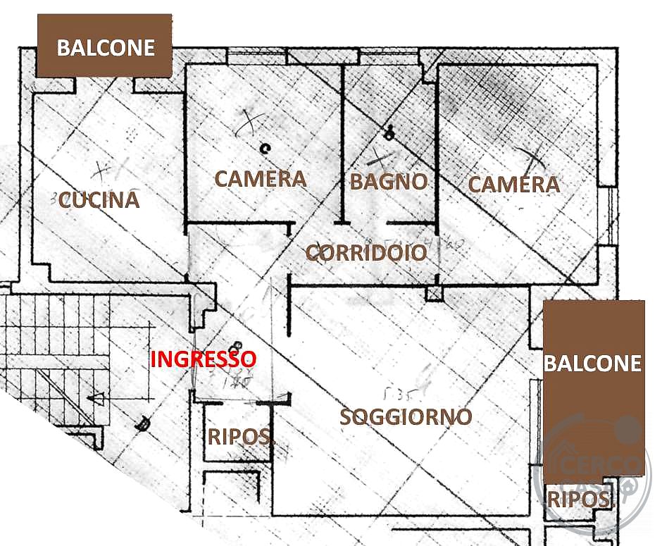 San Marco appartamento con garage