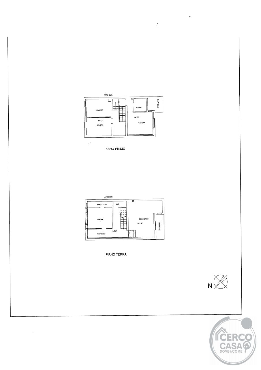 VILLA CAPOTESTA DIVISA IN DUE UNITA' ABITATIVE