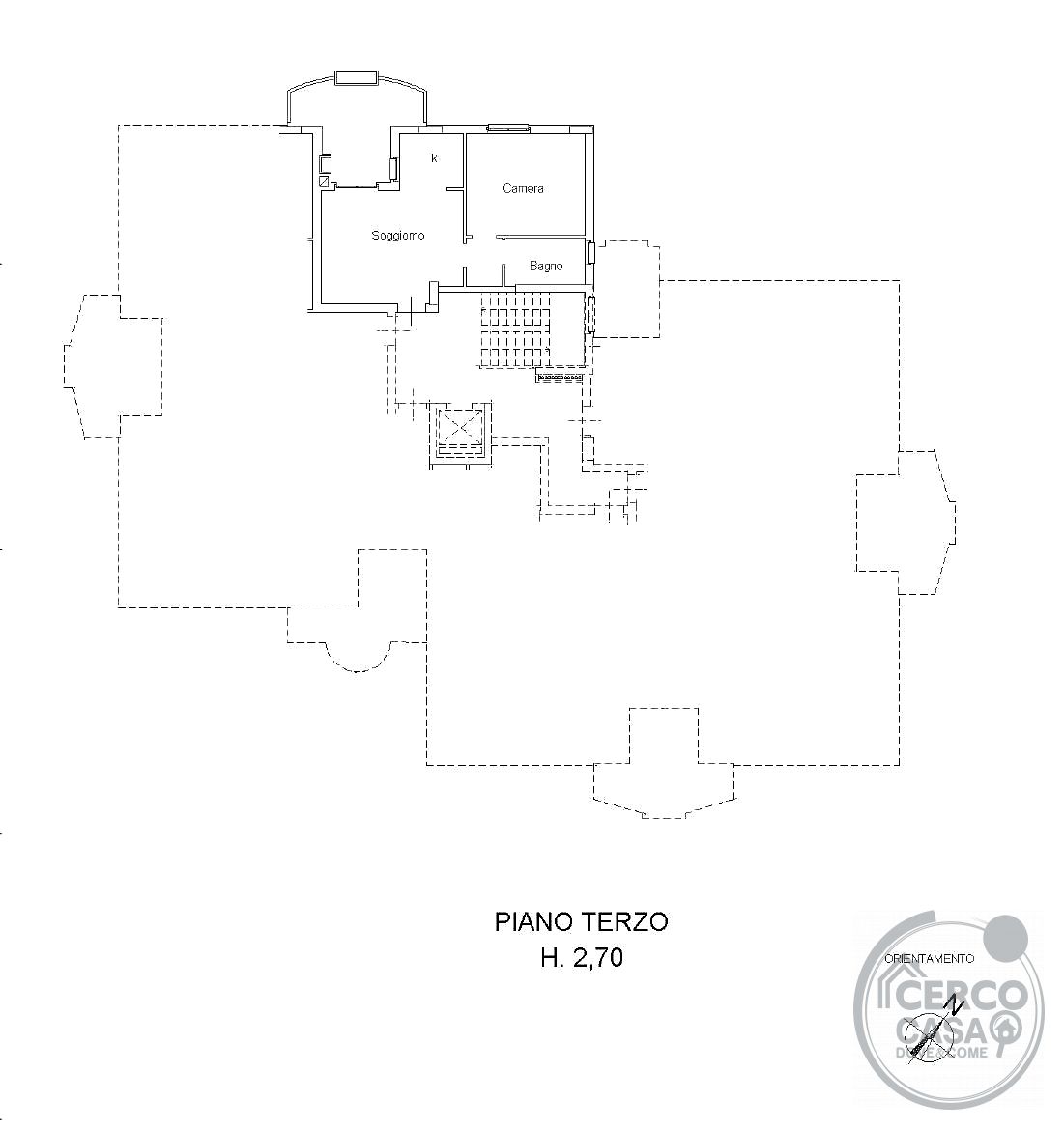 MARSCIANO - APPARTAMENTO AL TERZO PIANO