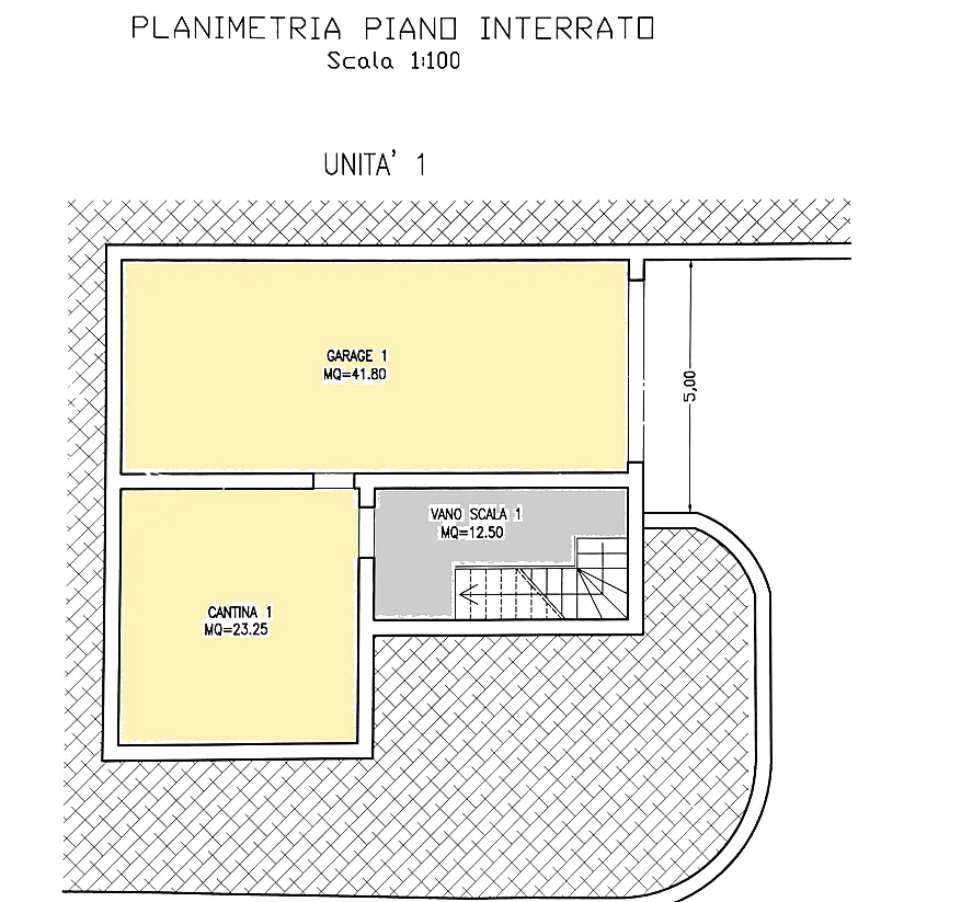 PLANIMETRIA PIANO INTERRATO