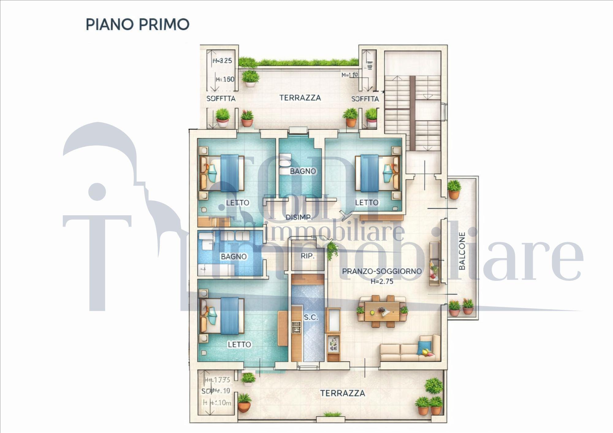 Porzione di Casa in Vendita a Todi (PG) SS79bis 3202 - Todi Immobiliare