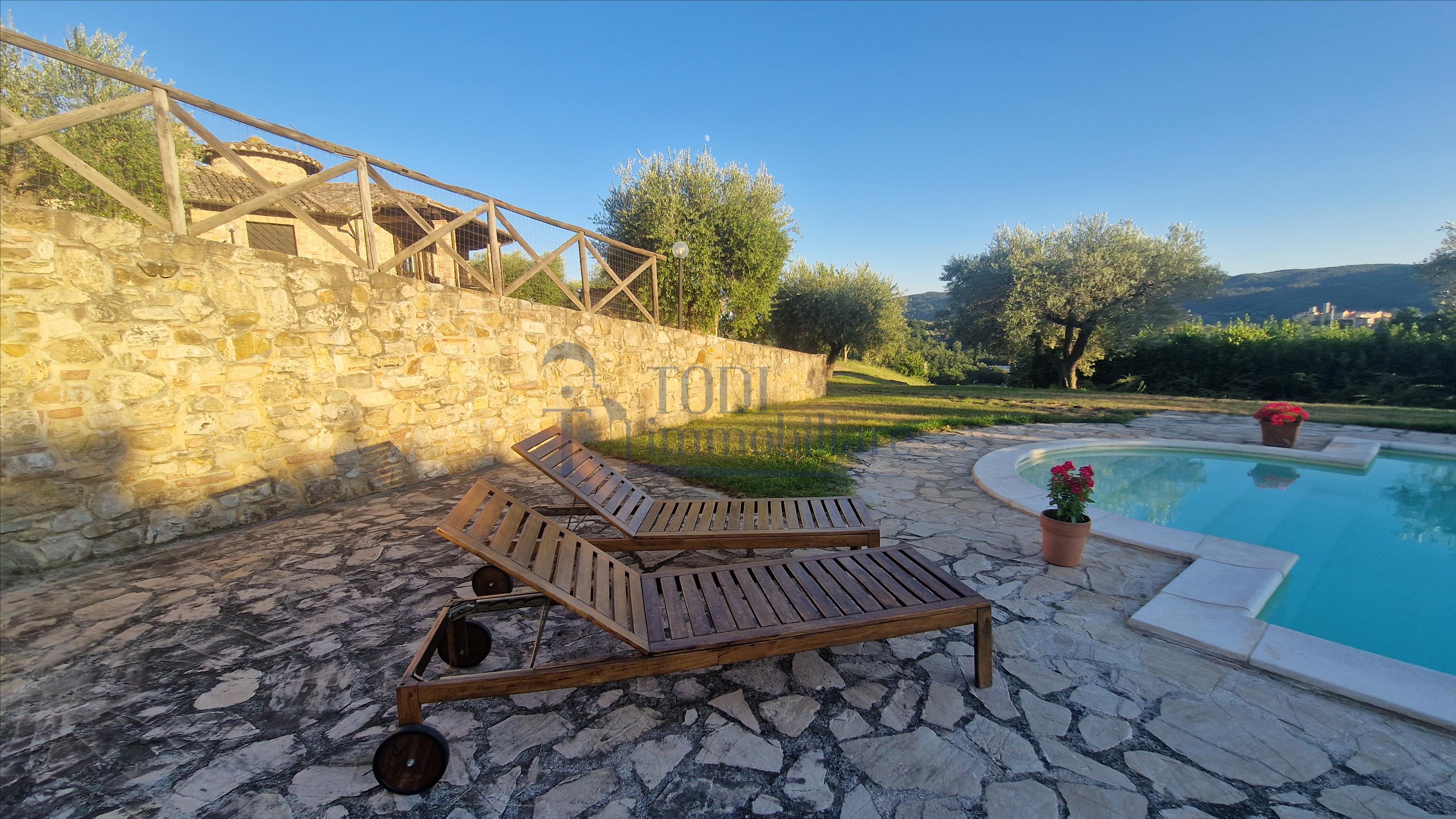 Amelia - Casale ristrutturato 250 mq con Piscina e oliveto - Todi Immobiliare