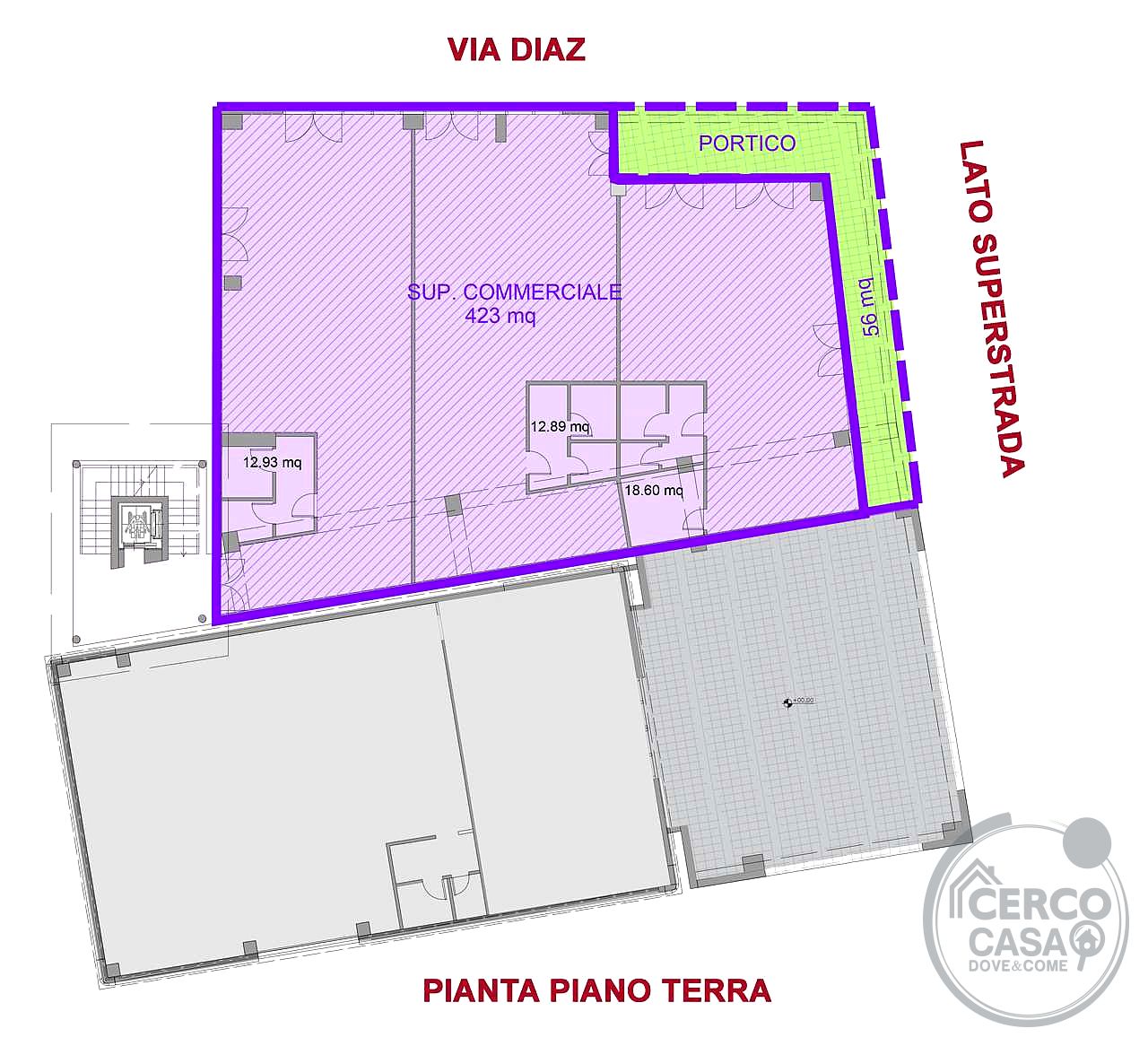 Affittasi locali commerciali posizione strategica