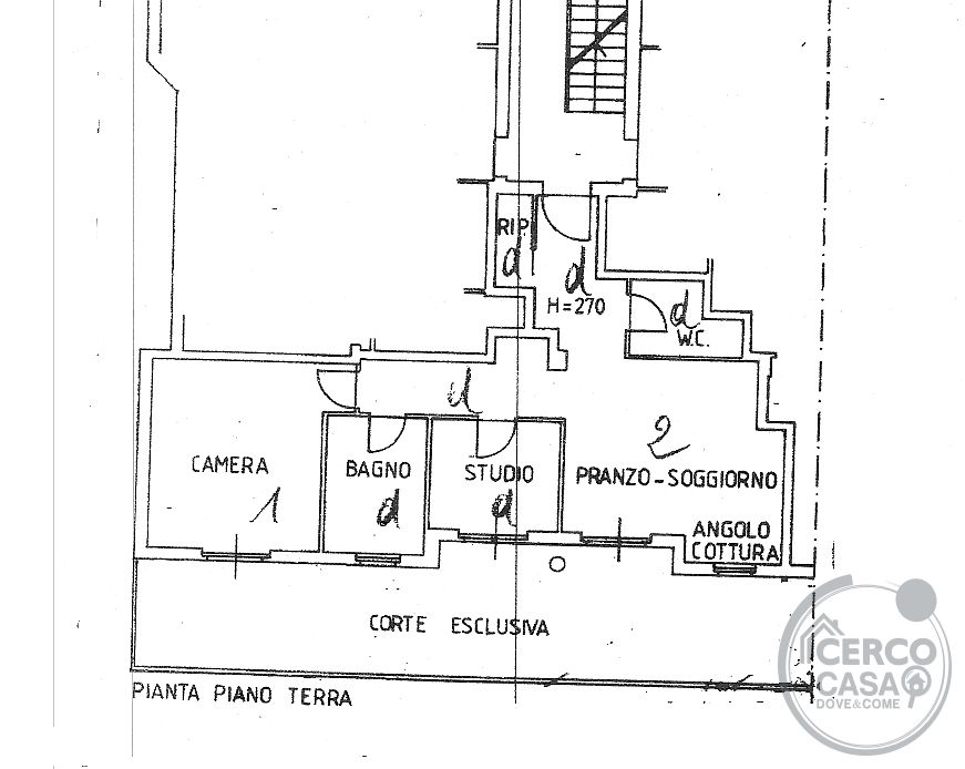 Appartamento con giardino privato