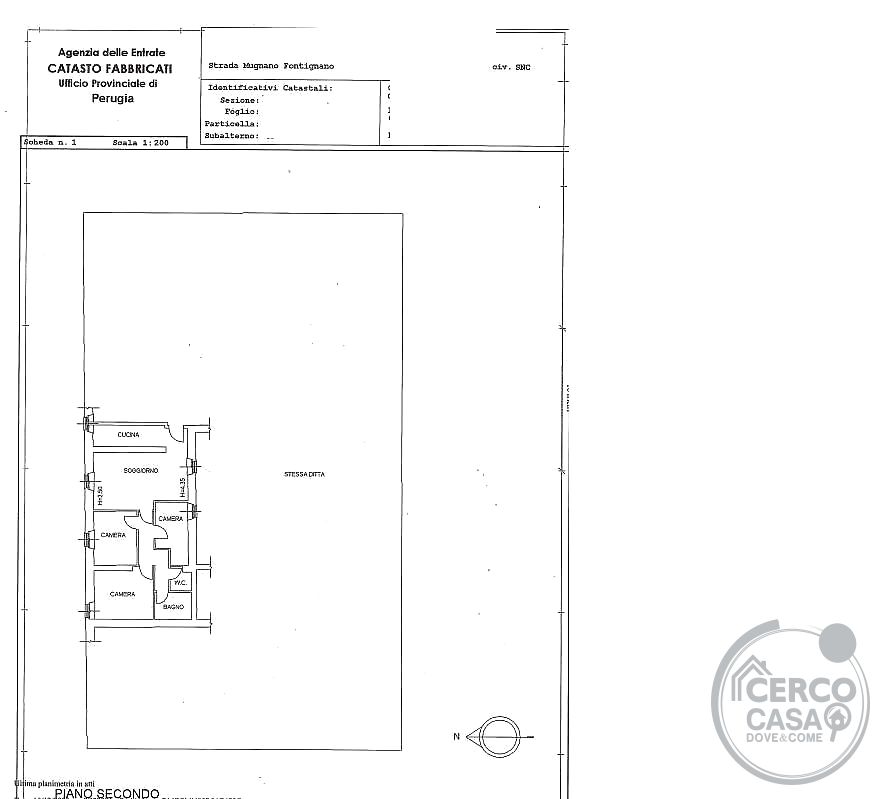 Appartamento a Fontignano (PG) 3 camere letto