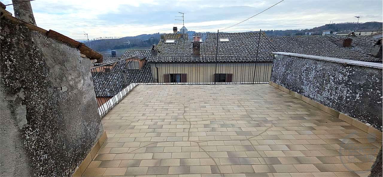 Cielo terra con terrazzo panoramico a Castel Viscardo
