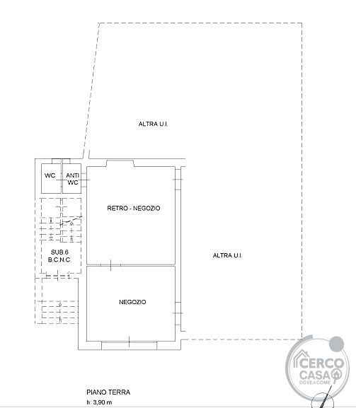 Locale commerciale 140 mq Viale San Sisto Perugia