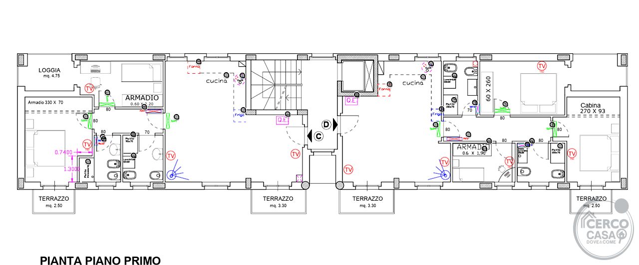 NUOVA PALAZZINA IN CLASSE A4 – Pila (Perugia) Piano Primo