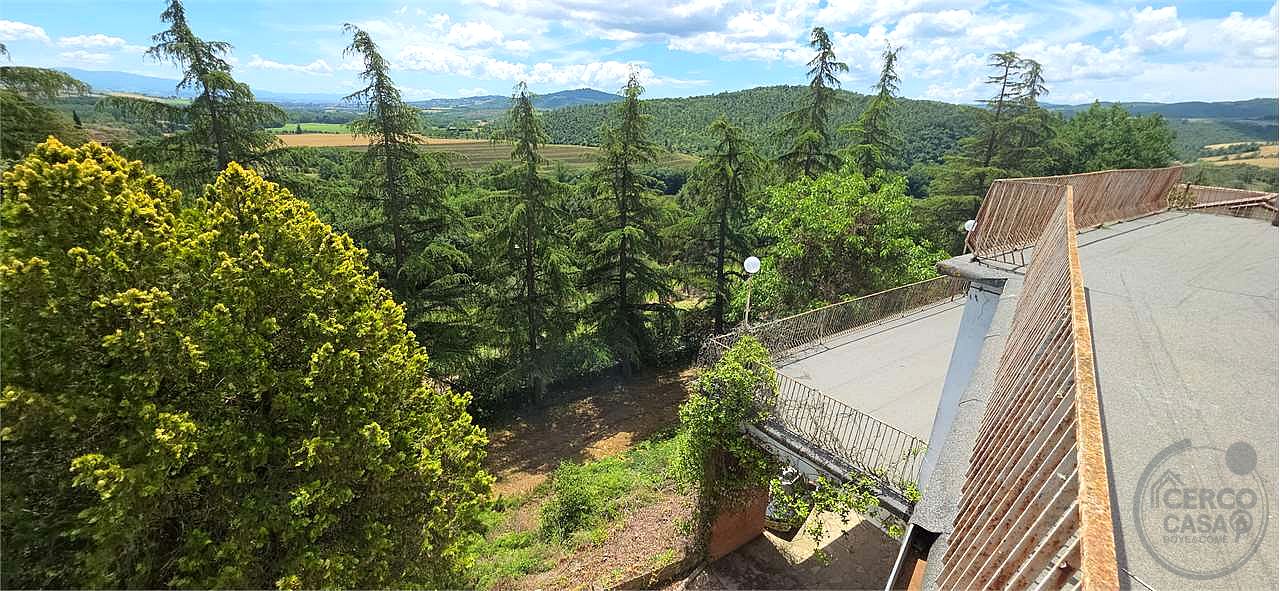 MARSCIANO (PG) VILLA SIGNORILE CON PARCO PRIVATO E VISTA PANORAMICA - GRANDE POTENZIALE