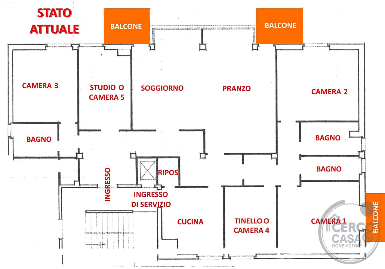 Appartamento 215 MQ con doppio accesso