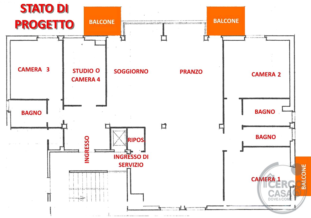 Appartamento 215 MQ con doppio accesso